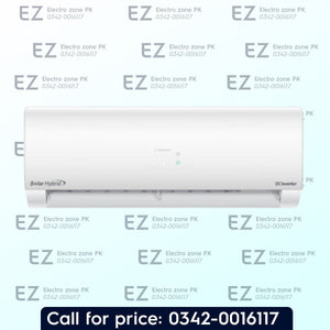 Haier Solar Hybrid Inverter 1.5 Ton AC with 4 Solar Panels features solar power operation, inverter control and efficient cooling. Shop at Electro Zone Pakistan.