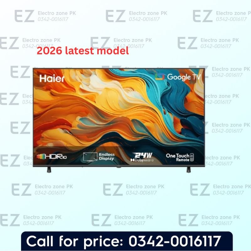 Haier 32 Inch HD Google LED TV H32K85X – Dolby Audio, Smart Google TV | Latest Model | Electrozonepk