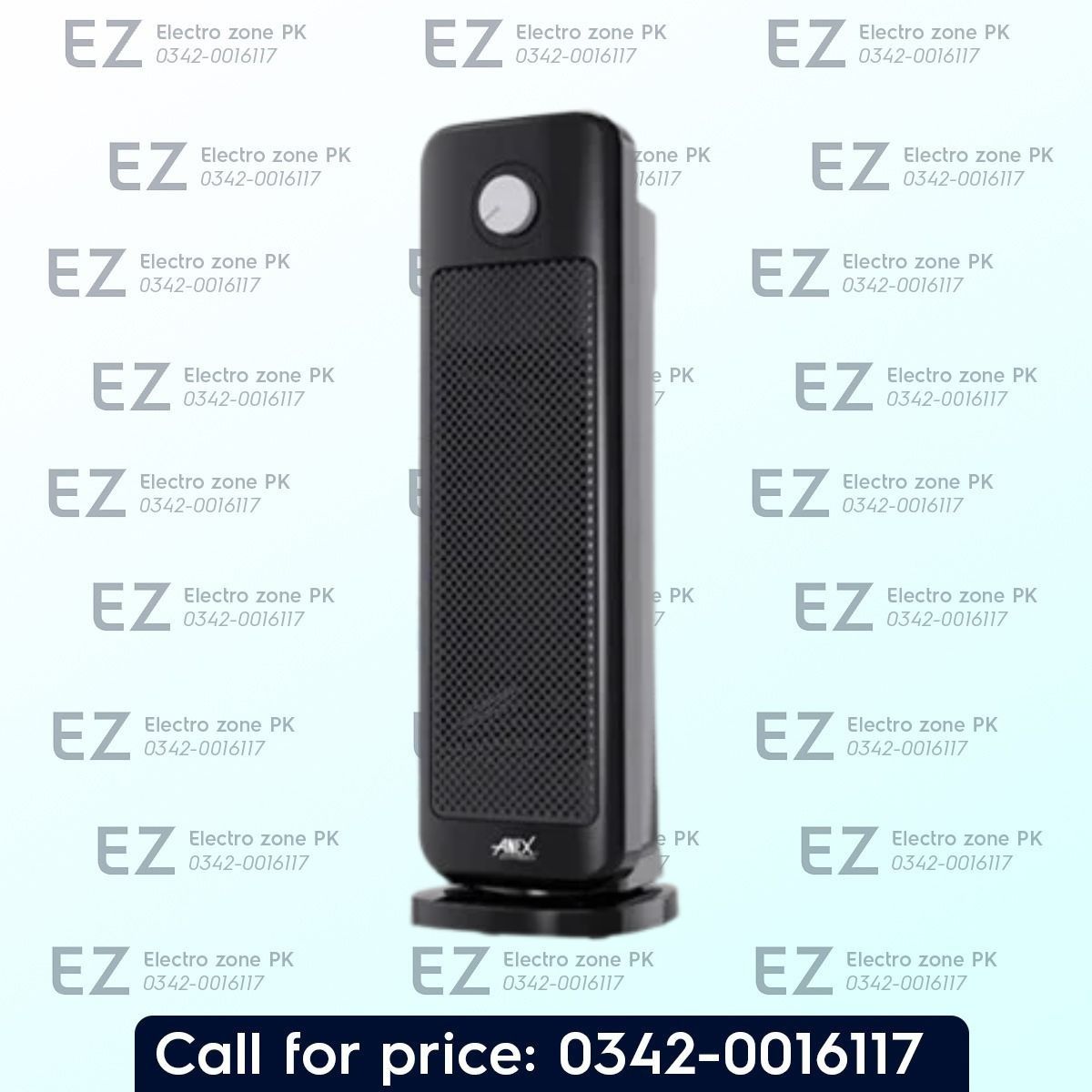 Anex AG 5014 Deluxe Electric Fan Heater with adjustable heat settings and efficient room heating. Check the latest price in Pakistan at Electro Zone PK.