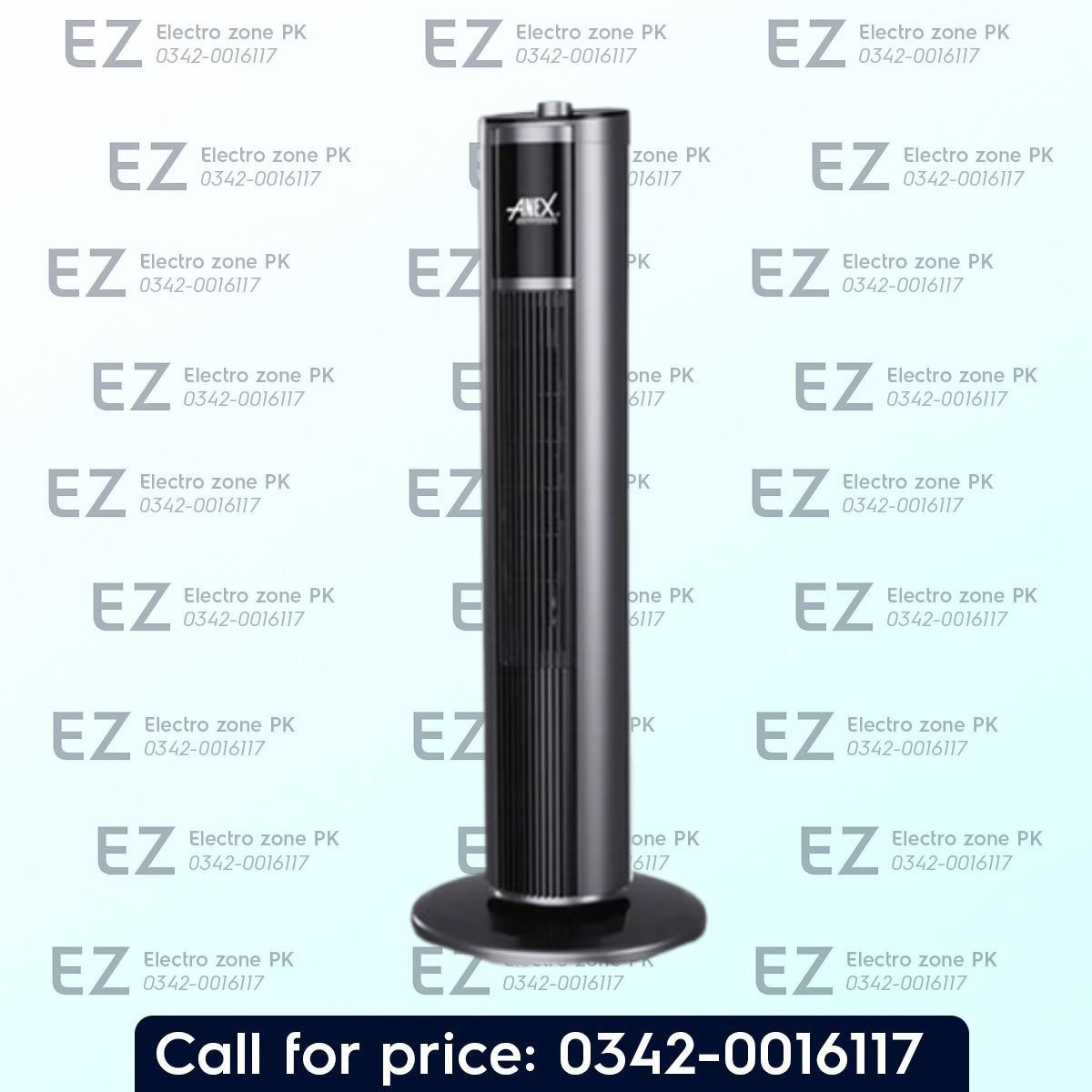 Anex AG 5015 Deluxe Electric Fan Heater with adjustable heat settings and efficient room heating. Check the latest price in Pakistan at Electro Zone PK.