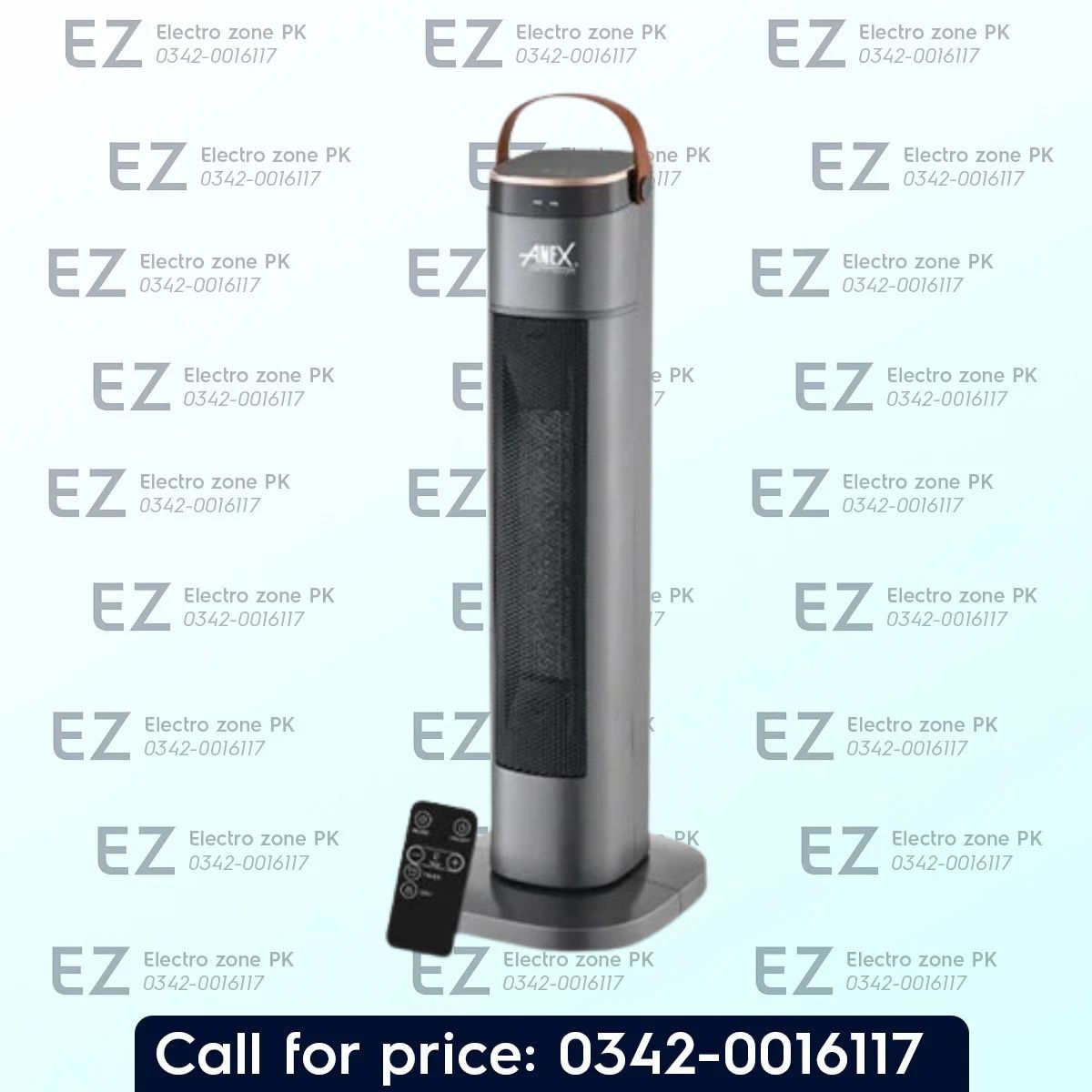 Anex AG 5017 Electric Fan Heater provides adjustable heat settings, efficient air circulation, and a compact design for convenient indoor warmth.