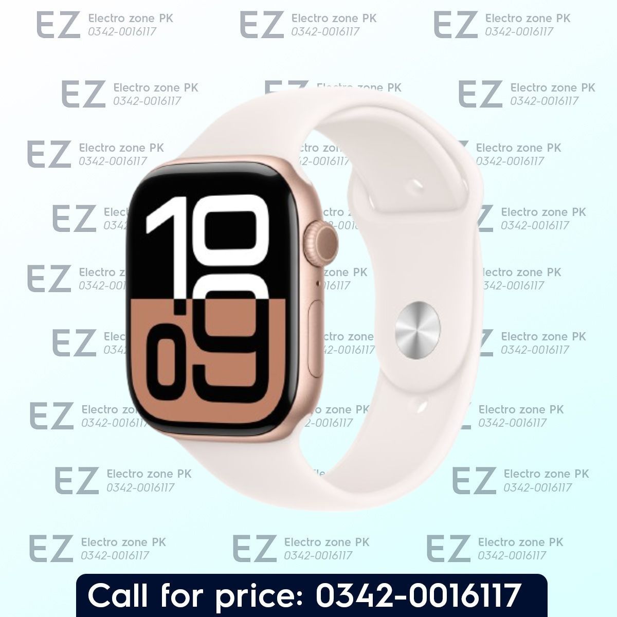 Apple Watch Series 10 GPS 46mm with Always-On Retina display, GPS tracking, health monitoring, workout features, and water resistance.