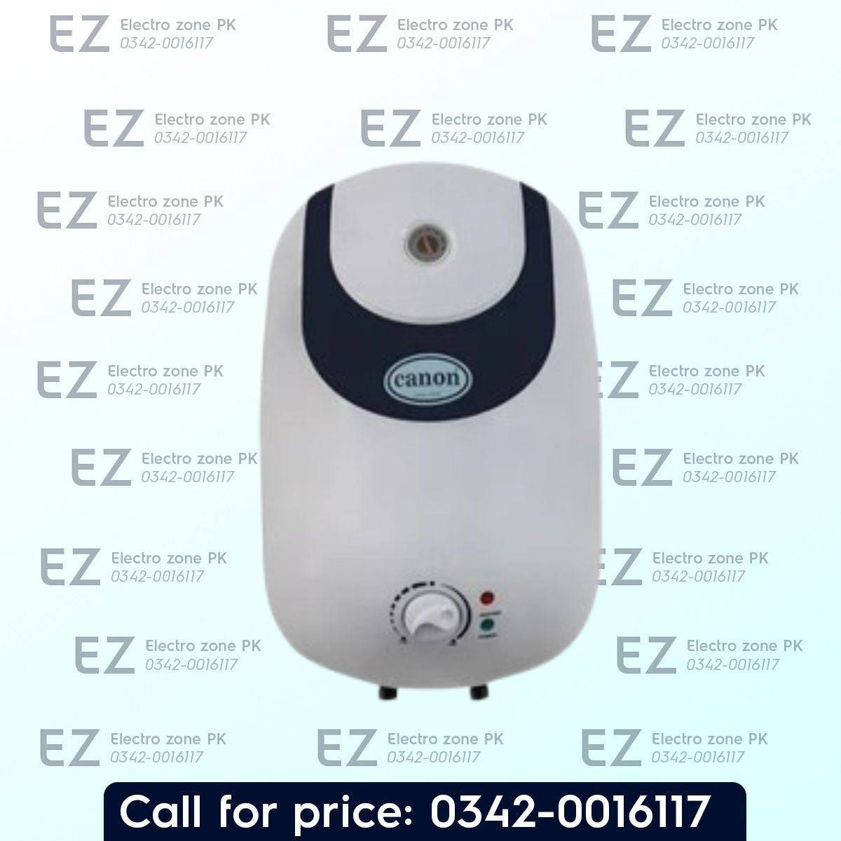 Canon Fast FEWH 10L LCF Electric Water Geyser with 10L capacity, 2000W heating element, compact design, and reliable hot water performance at Electro Zone PK.