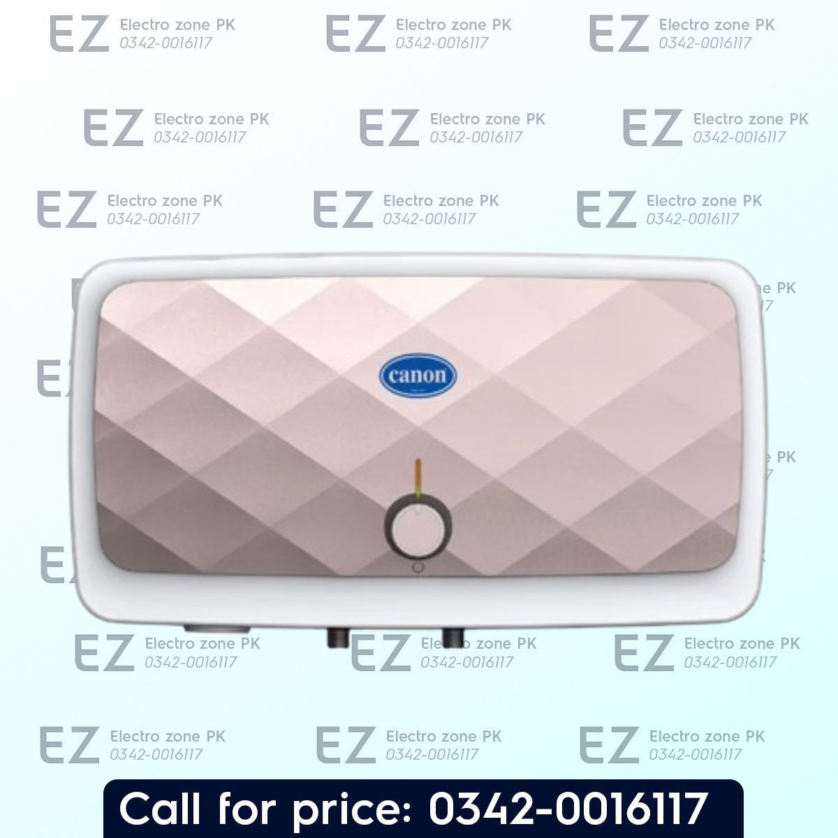 Canon Fast FEWH CA 20FE Electric Water Geyser with 20L capacity, efficient heating, and reliable hot water performance at Electro Zone PK.