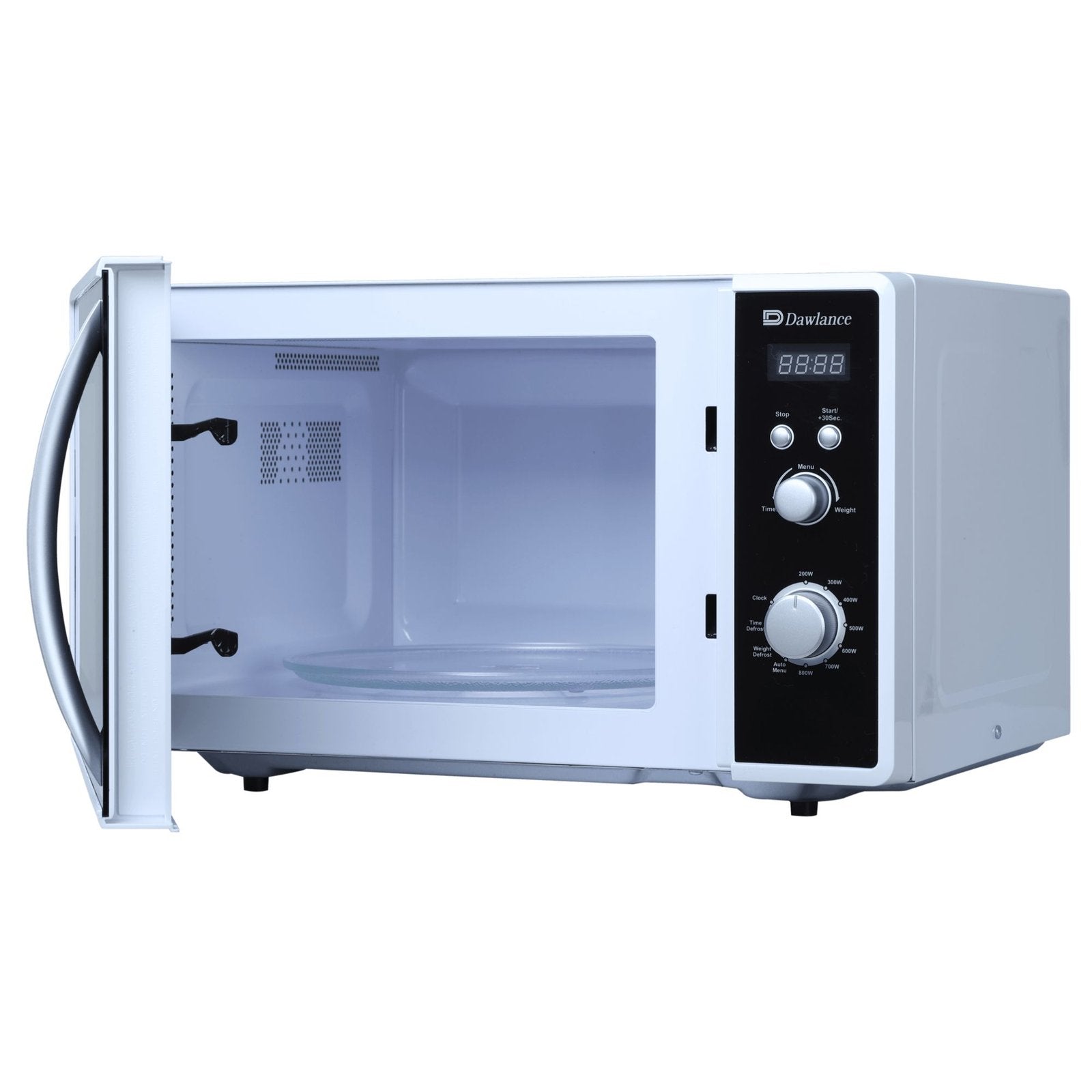Dawlance DW 388 23 Ltr Heating Microwave Oven Power Output 800W, Digital Solo, 8 Built in Recipes, 7 Power Levels | Flash Sale at Electro Zone