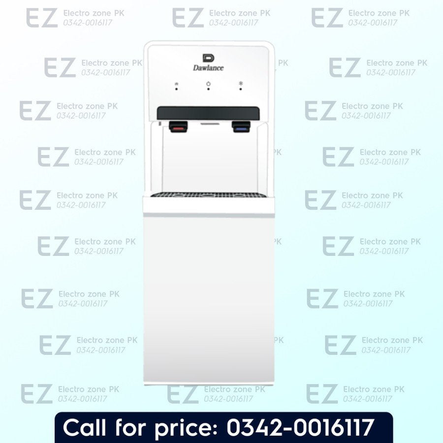 Dawlance 1060 Water Dispenser White Without Refrigerator features hot and cold water dispensing, efficient cooling and reliable operation at Electro Zone Pakistan.