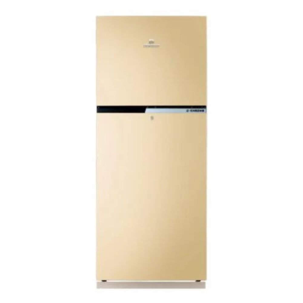Dawlance 9140 E-Chrome Refrigerator features efficient cooling, energy-saving performance and optimized temperature control at Electro Zone Pakistan.