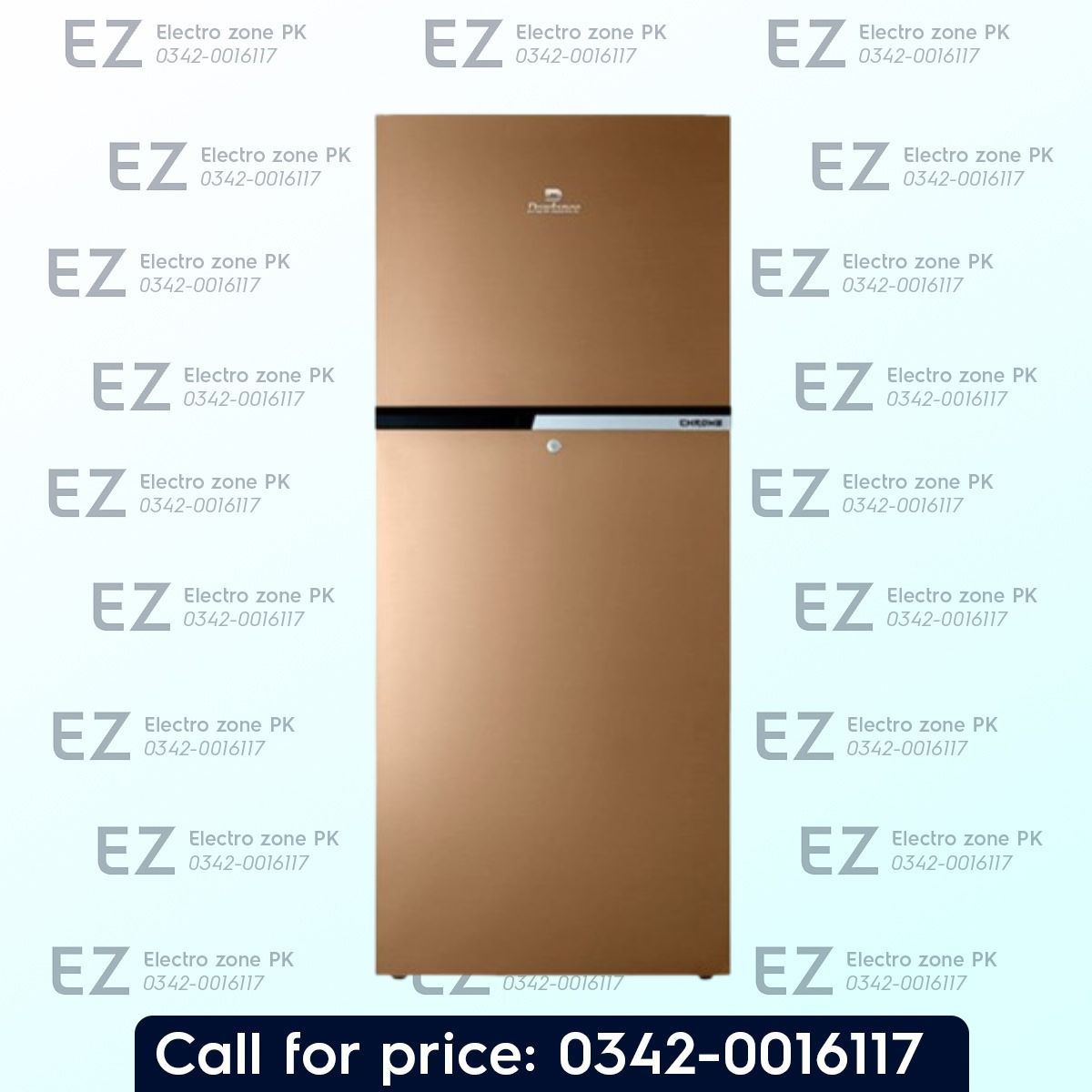 Dawlance 9193 Chrome Refrigerator Capacity features efficient cooling, spacious storage and precise temperature control at Electro Zone Pakistan.