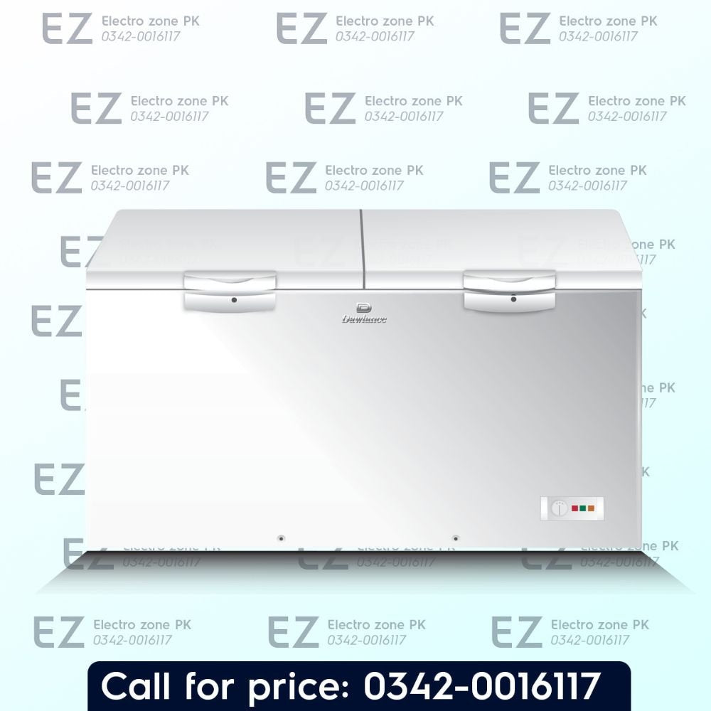 Dawlance 91997 Signature Inverter Deep Freezer features inverter cooling, fast freezing and energy-efficient storage for reliable performance at Electro Zone Pakistan.