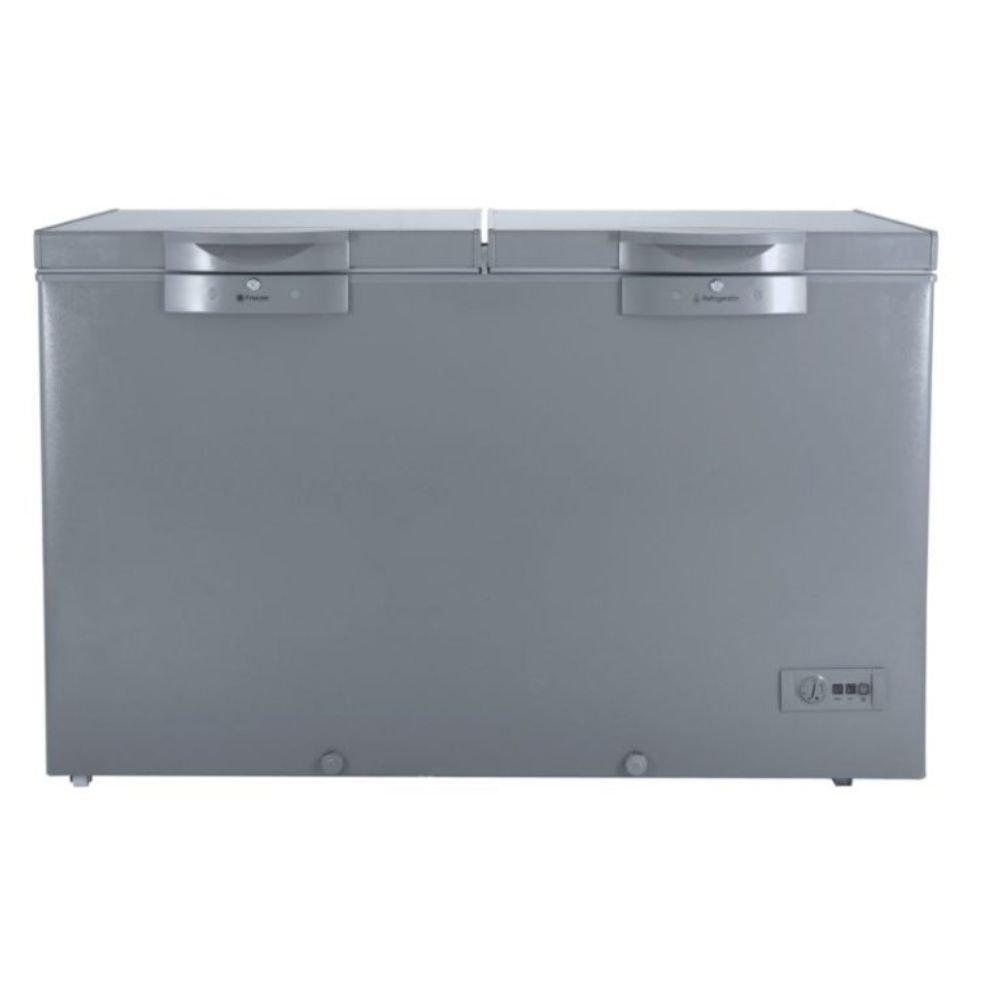 Dawlance 91998 Signature Inverter White And Grey Double Door Deep Freezer features inverter cooling, fast freezing and efficient storage at Electro Zone Pakistan.