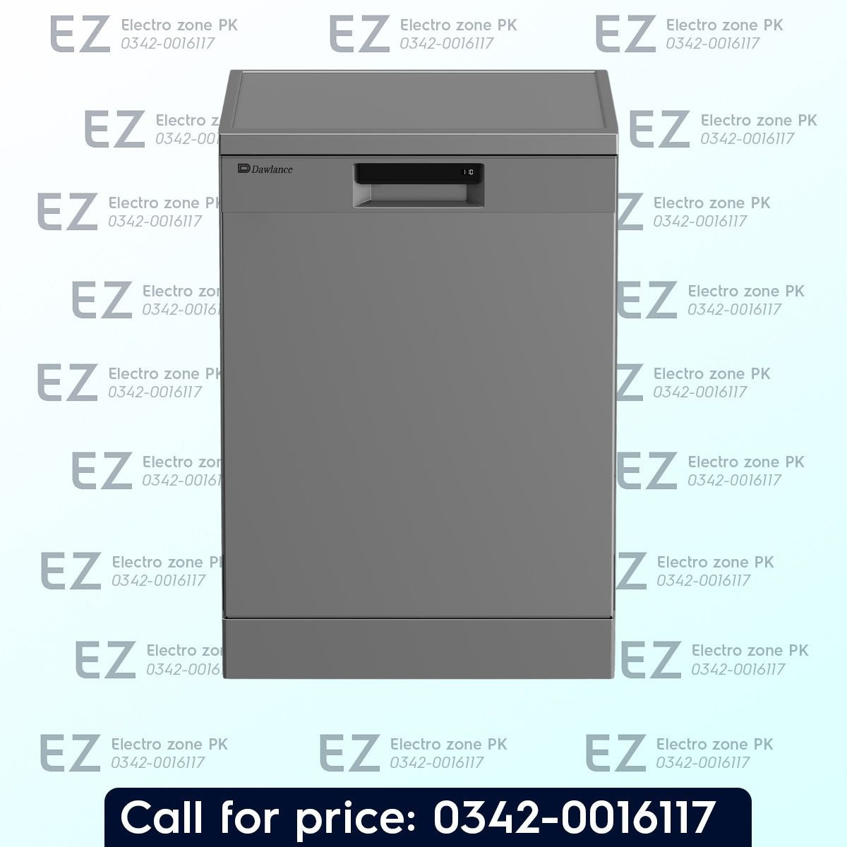 Dawlance DDW 14952 Silver Inverter Dishwasher offers powerful cleaning, inverter technology, efficient water usage, multiple wash program, convenient operation.