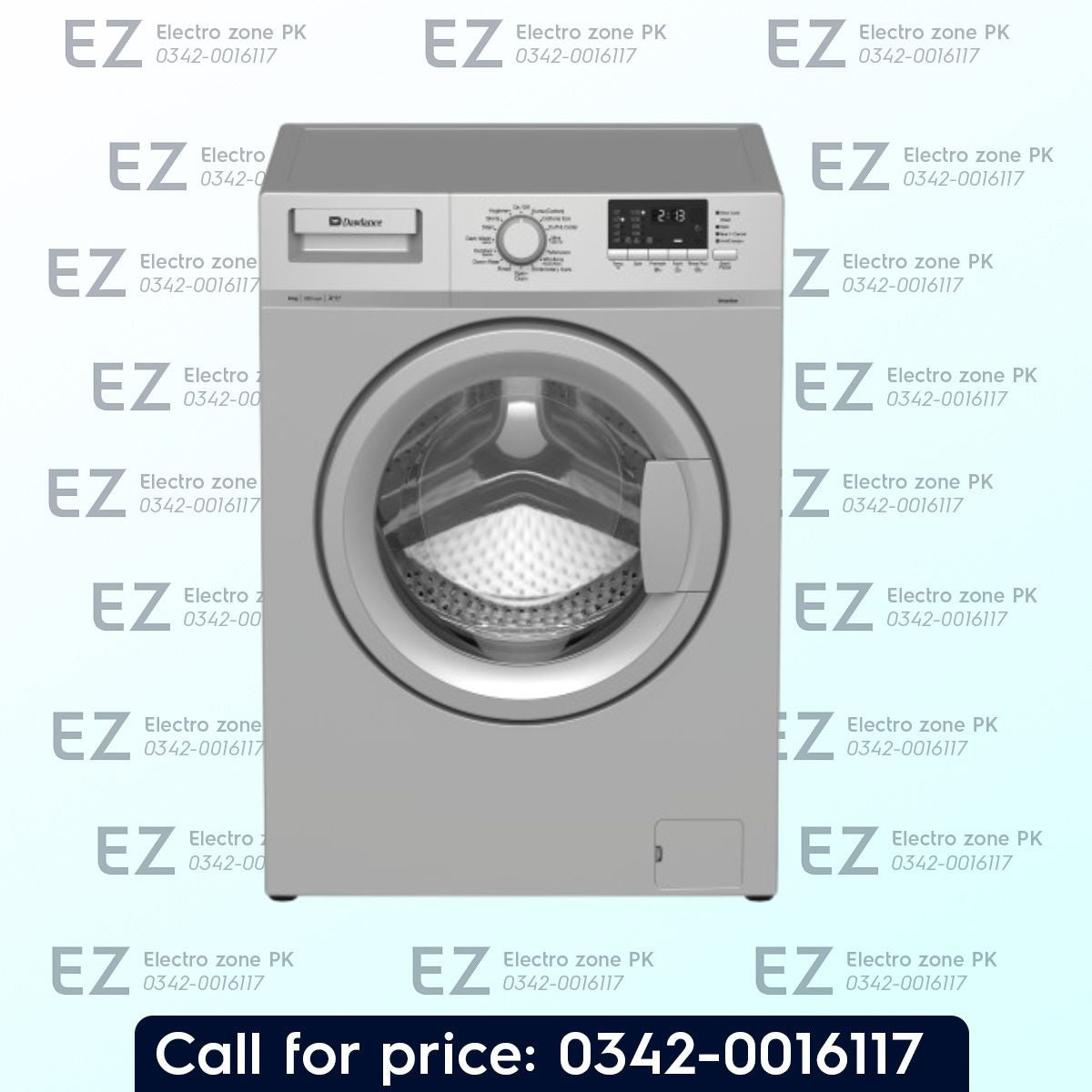 Dawlance DWF 8120 GR Front Load Inverter Washing Machine offers powerful cleaning, smart wash programs, efficient performance, and energy-saving technology.