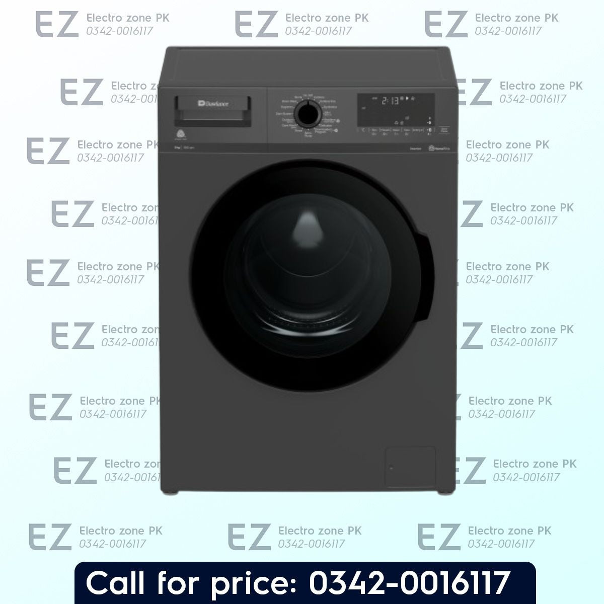 Dawlance DWF 8200 X Front Load Inverter Washing Machine delivers powerful cleaning, efficient performance, smart wash programs, and energy-saving technology.