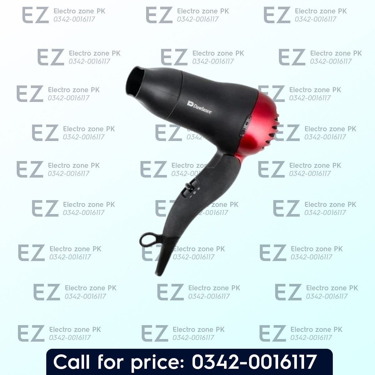 Dawlance DWHD 2509 R Hair Dryer delivers powerful airflow, efficient drying, and convenient styling for smooth, salon-like results at home.