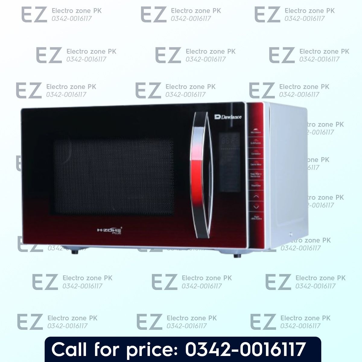 Dawlance DW 115 CHZP Baking Microwave Oven features microwave heating, baking functions, multiple cooking modes and precise temperature control at Electro Zone Pakistan.