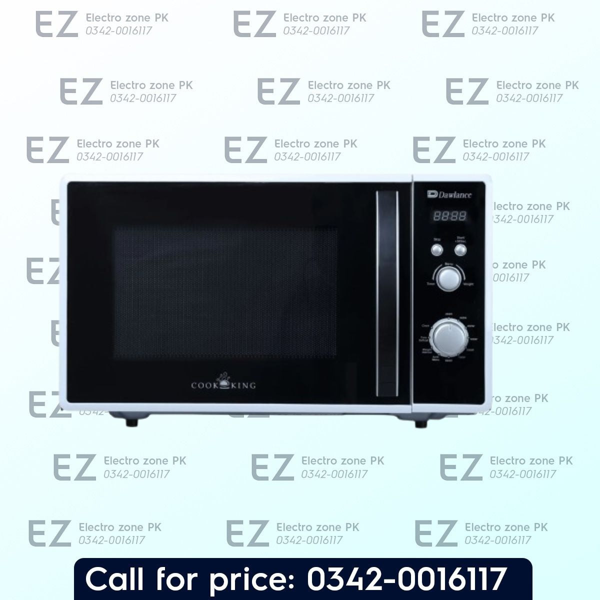 Engineered for efficient daily cooking, the Dawlance DW 388 Microwave Oven features a digital control panel, 23-liter capacity, and 800W heating power.