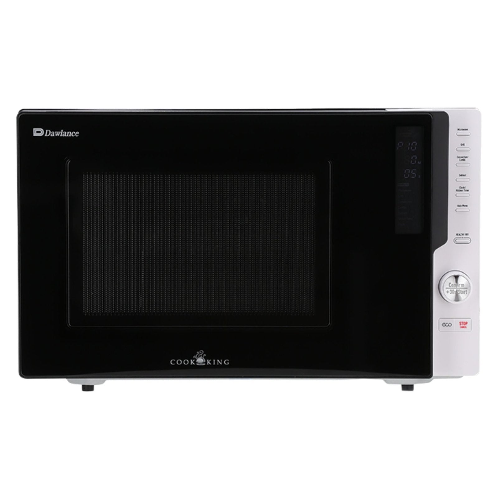 Dawlance DW 550 AF Air Fryer Microwave Oven features microwave heating, air frying technology, multiple cooking modes and precise controls at Electro Zone Pakistan.