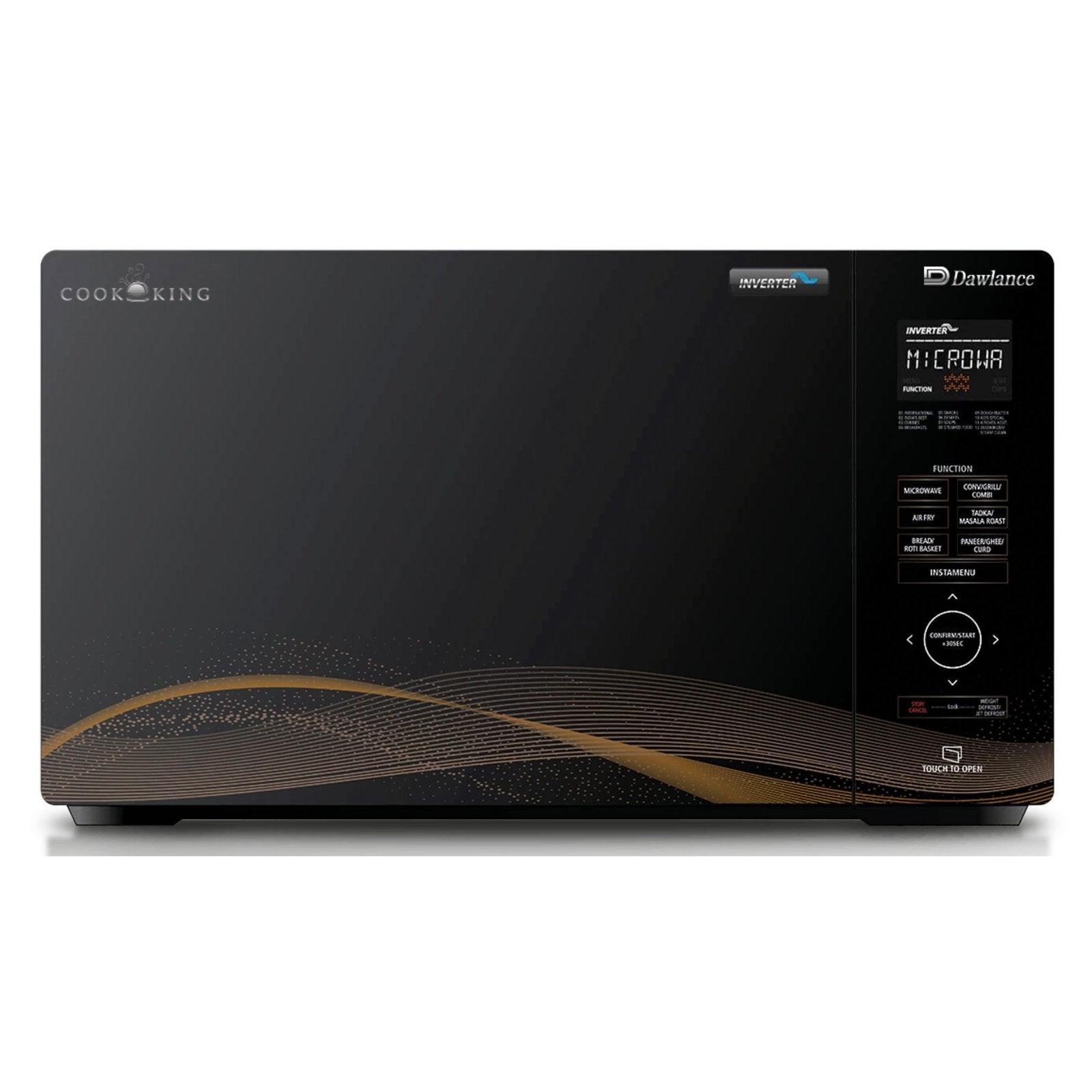 Dawlance DW 560 Air Fryer Microwave Oven features air frying, microwave heating, multiple cooking modes and precise temperature control at Electro Zone Pakistan.