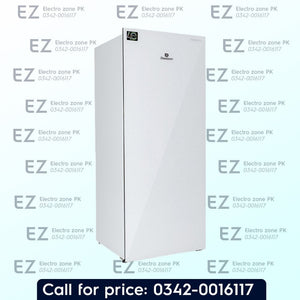 Dawlance VF 1035 Inverter Vertical Freezer features inverter cooling, rapid freezing and low energy consumption for efficient food preservation at Electro Zone Pakistan.