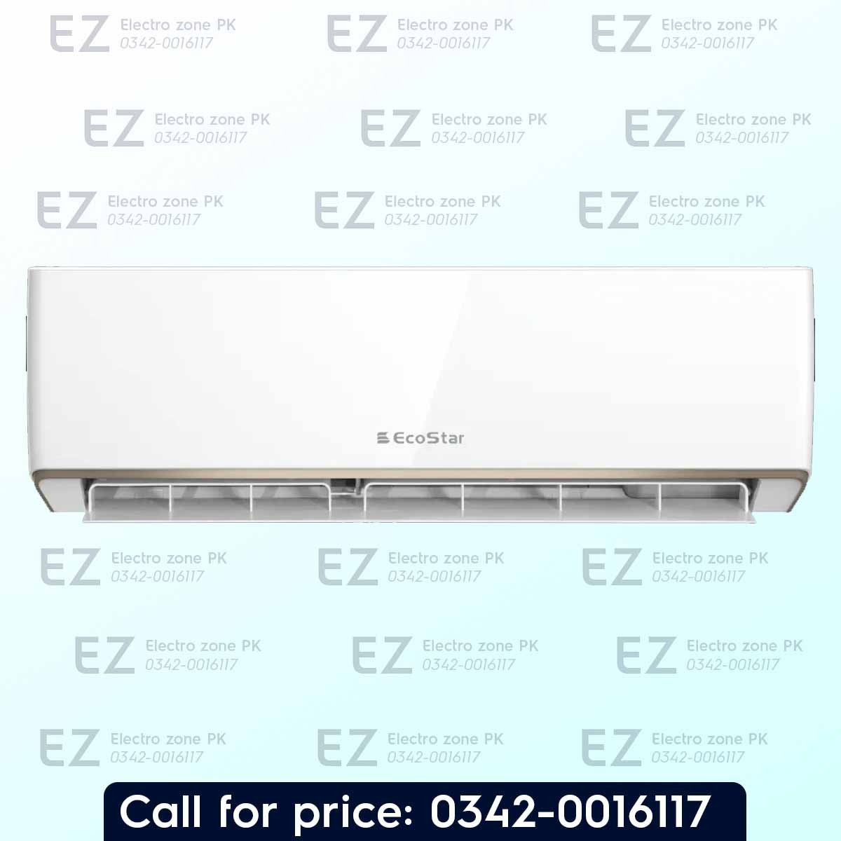 EcoStar AC 1 Ton Inverter Duke Series Heat and Cool features Turbo Cooling, Heat & Cool operation and inverter technology. Shop at Electro Zone Pakistan.
