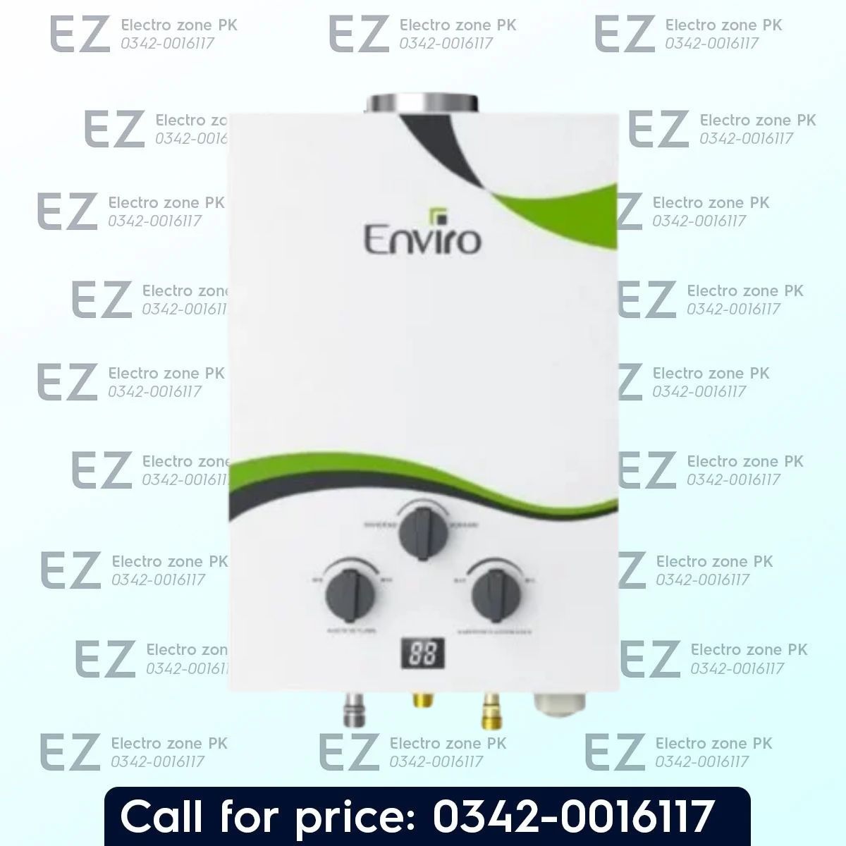 Enviro EGWH 600 LPG Gas Water Geyser with 6L capacity and efficient LPG heating. Check the latest price in Pakistan at Electro Zone PK today.