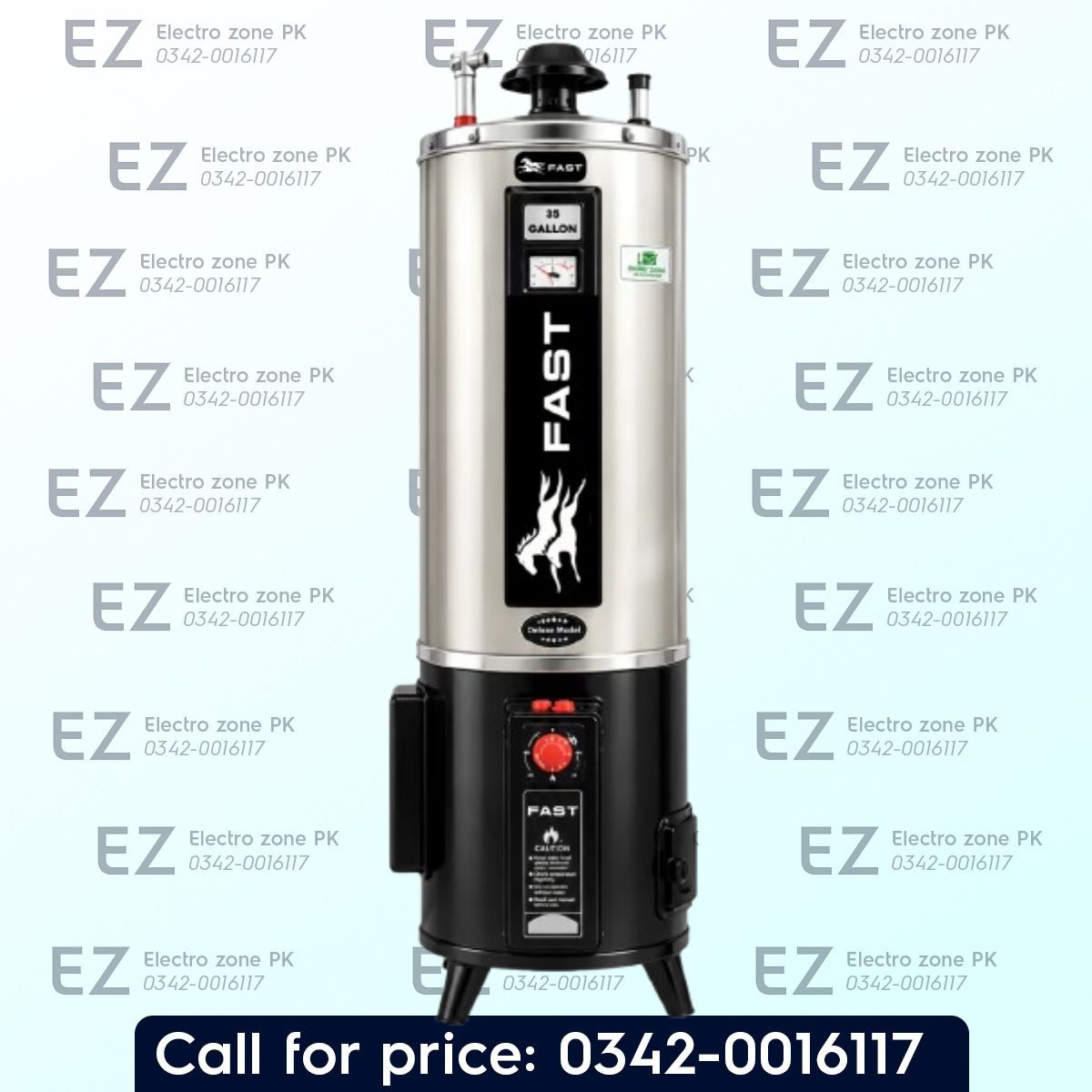 Fast 35 Gallon Hybrid Electric and Gas Water Heater offers efficient dual-fuel heating, reliable performance, and a steady hot water supply for homes.