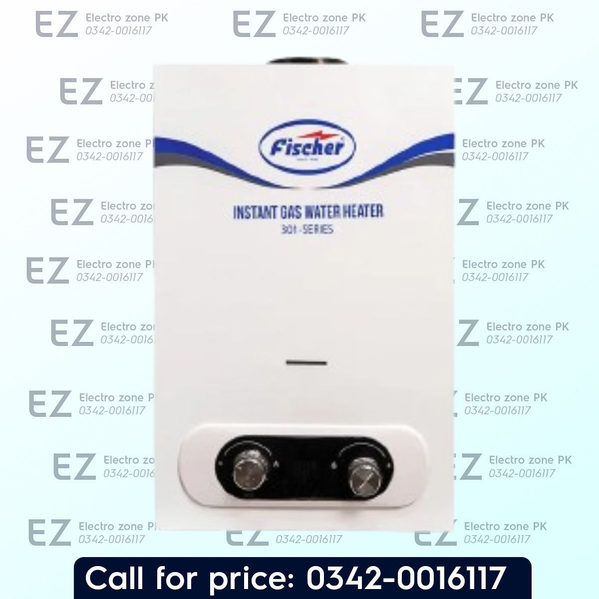 Fischer 301 Series Instant Water Geyser online at Electro Zone. Features automatic safety shut-off, overheat protection & fast heating. Best price in Pakistan