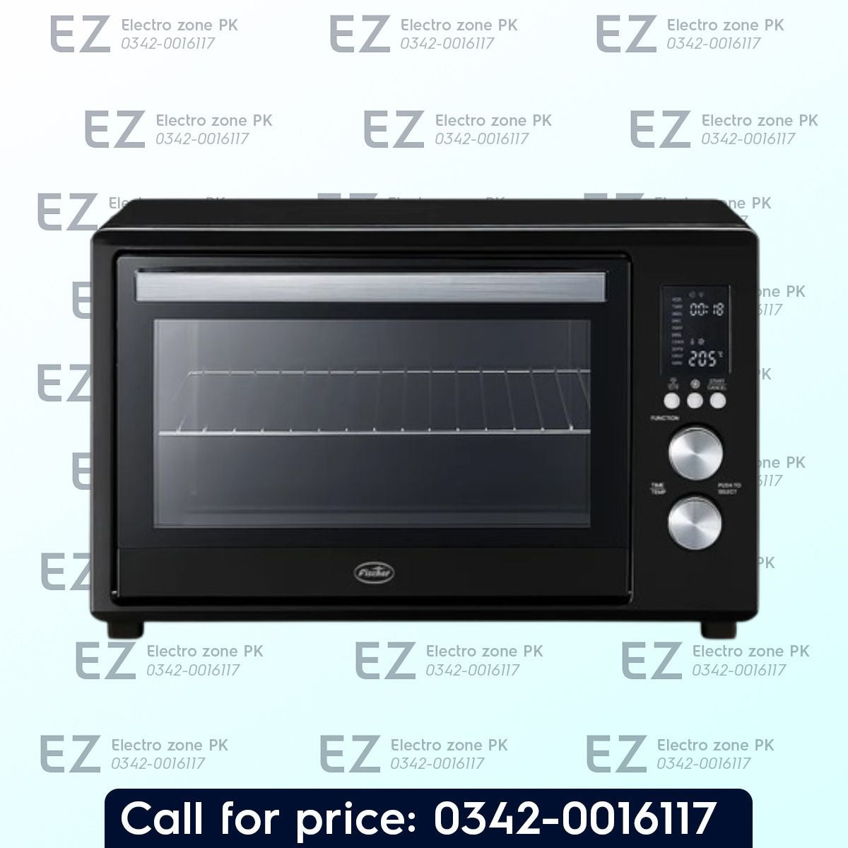 Fischer 35 Liter FOT 1901D Oven Toaster offers baking, grilling, convection cooking, and versatile meal preparation with a spacious 35-liter capacity.