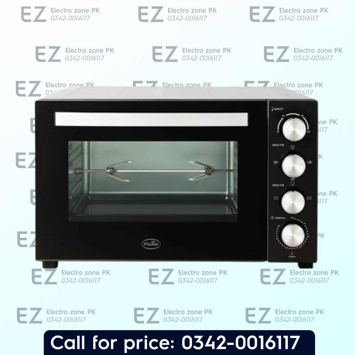 Fischer 48 Liter FOT 2501C Oven Toaster offers efficient baking and grilling with spacious capacity, versatile cooking functions, and convenient operation.
