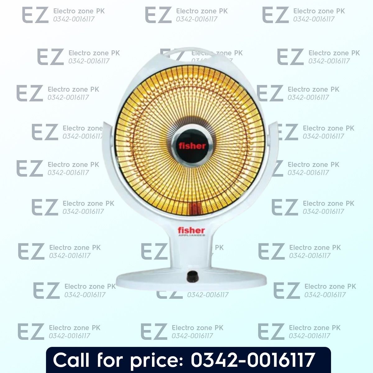 Fisher FR 182 A Electric Heater features 300W and 600W heat settings, durable ABS construction, and easy on/off controls for comfortable winter heating.