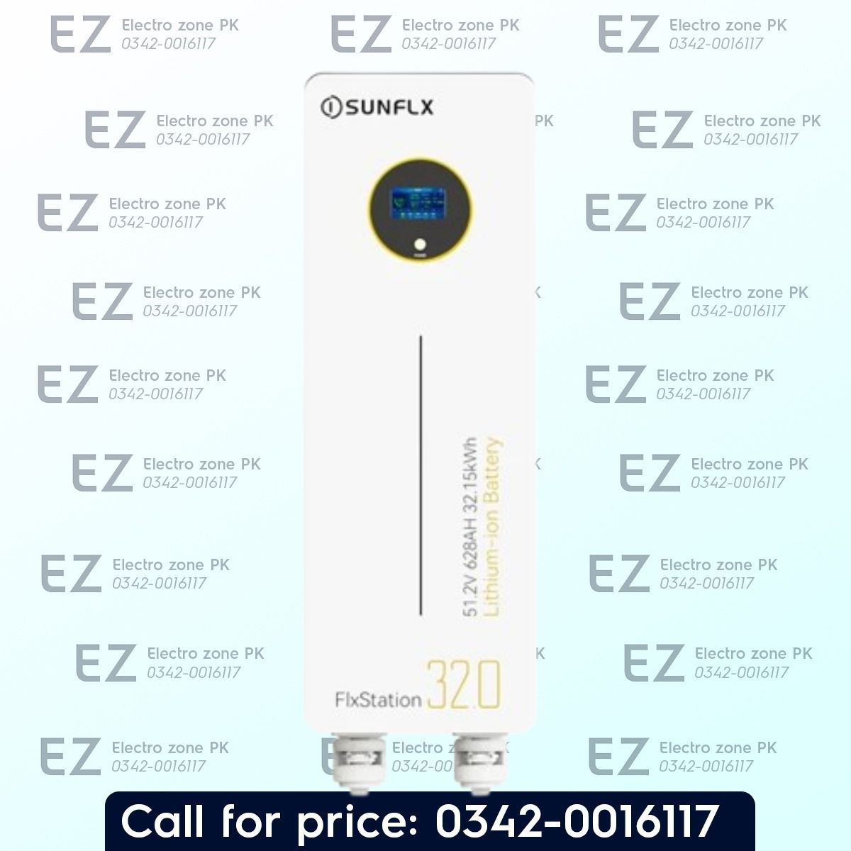 FlxStation 32 628AH Lithium Ion Battery features high-capacity energy storage, 1C discharge rate, 6000-cycle life and smart monitoring for solar systems.