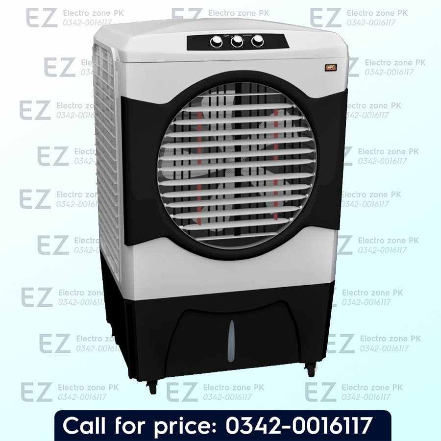 GFC 6600 Air Cooler Deluxe DC features powerful airflow, efficient cooling and DC operation for energy-saving performance at Electro Zone Pakistan.