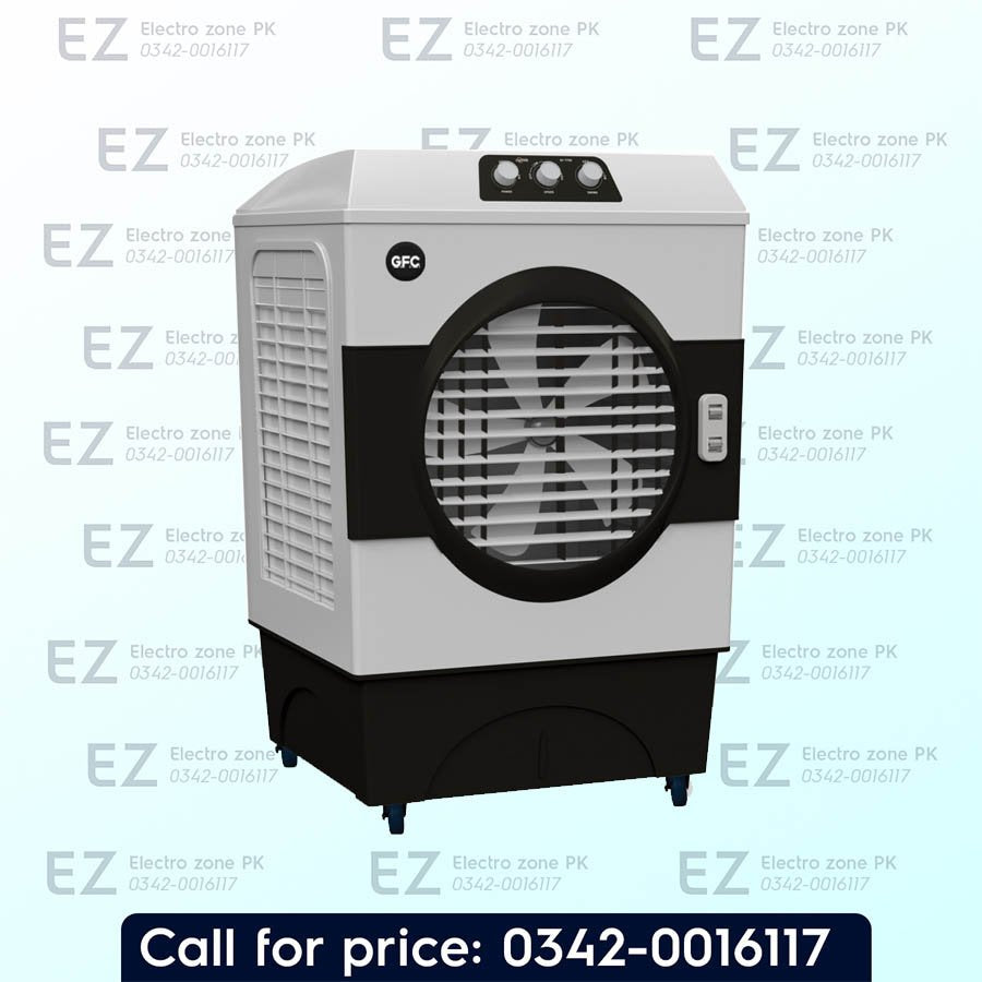GFC 7700 Air Cooler Grand AC features powerful airflow, efficient cooling and reliable performance for comfortable spaces at Electro Zone Pakistan.