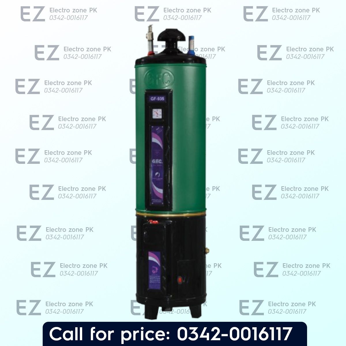 GFC GF 935 Gas Geyser with efficient water heating and reliable performance from Electro Zone PK for a convenient hot water supply at home.