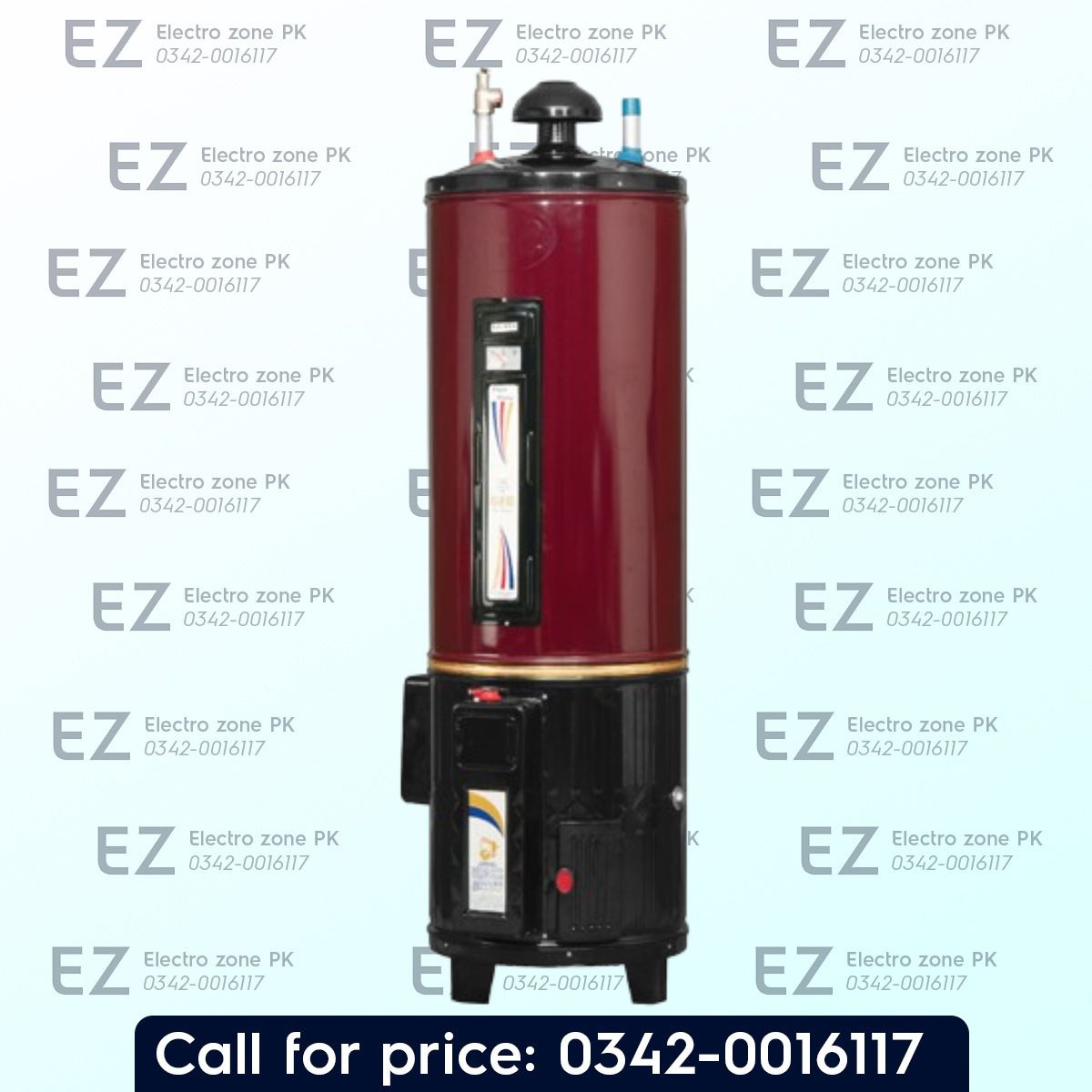 GFC GF 955 Double Action 2 in 1 Gas Geyser with efficient water heating and reliable performance from Electro Zone PK for convenient hot water.