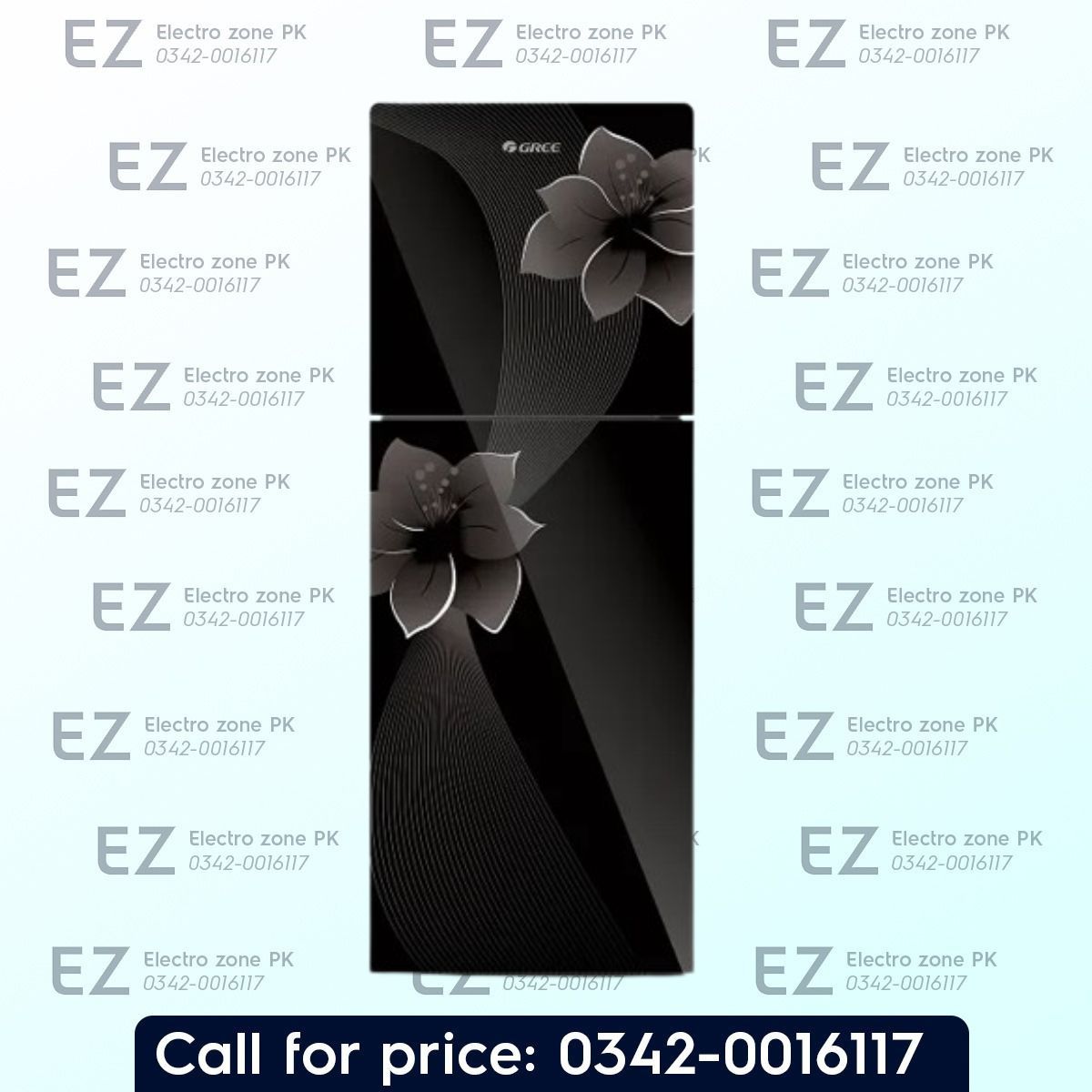 Gree Denali 6520G 255 Liters Refrigerator with 4-star rating, R600a gas, European anti-bacterial gasket, LED lighting, and larger crisper box.