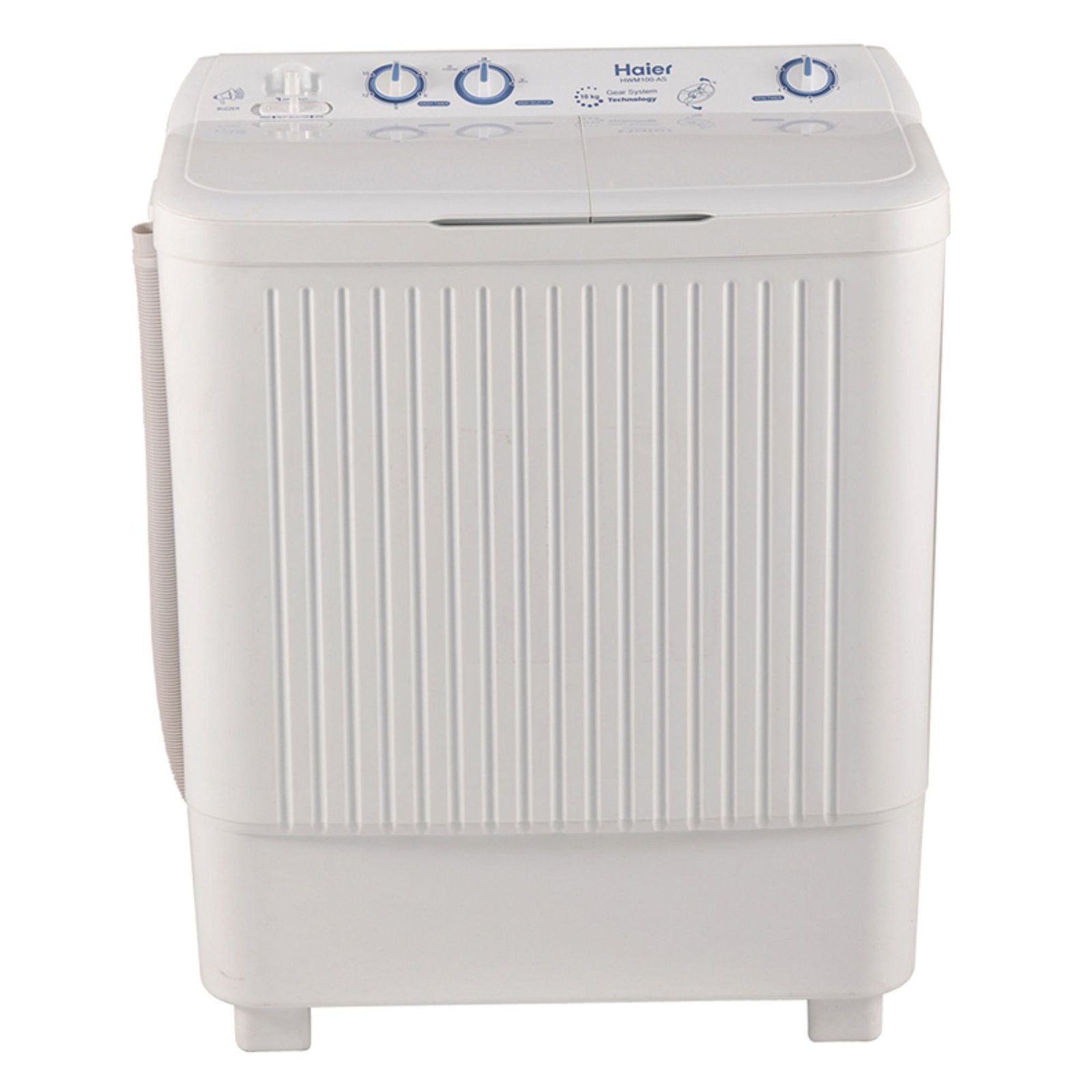 Haier 10KG HWM 100AS 10KG Washing Machine features powerful pulsator wash smart cleaning programs and efficient water control at Electro Zone Pakistan.
