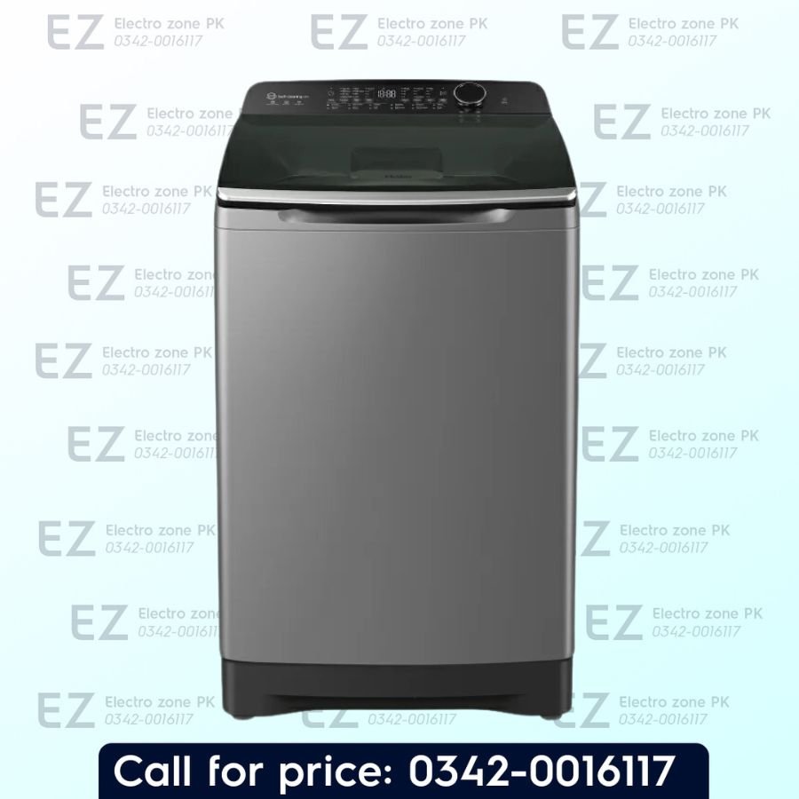 Haier 15KG HWM 150 1678 S8 Washing Machine features inverter motor, smart wash programs and efficient water management at Electro Zone Pakistan.