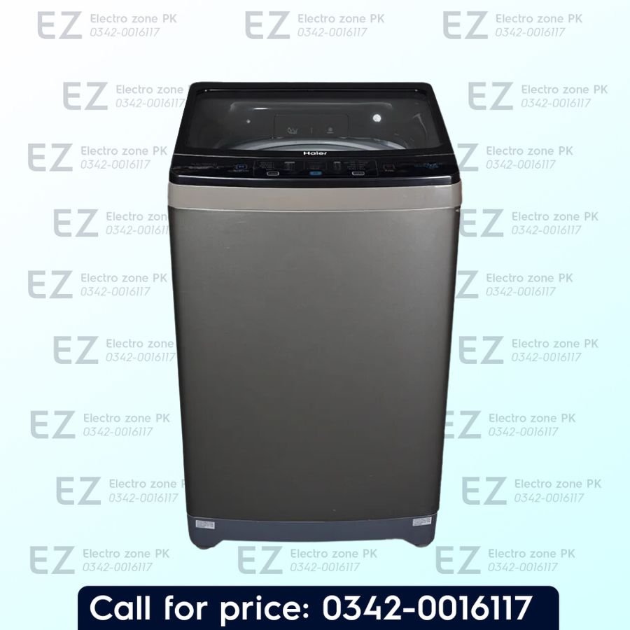 Haier 15kg HWM 150-826 Automatic Washing Machine features powerful motor, advanced wash cycles and efficient cleaning at Electro Zone Pakistan.