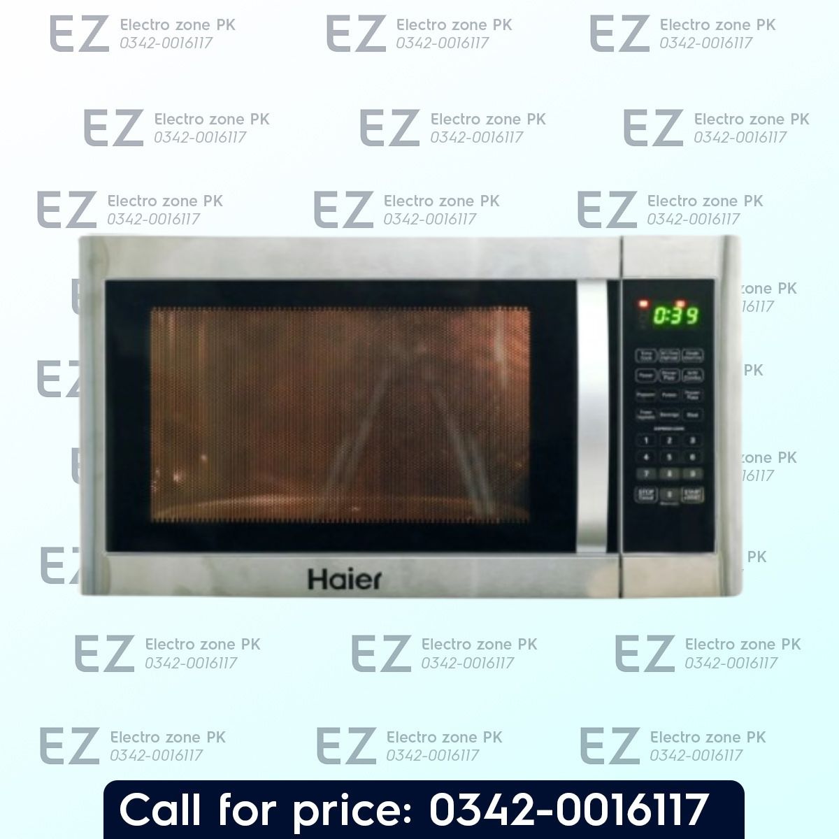 Haier 45 Liter HMN-45200ESD Microwave Oven features grill and cooking functions, digital controls and spacious capacity for convenient cooking at Electro Zone.