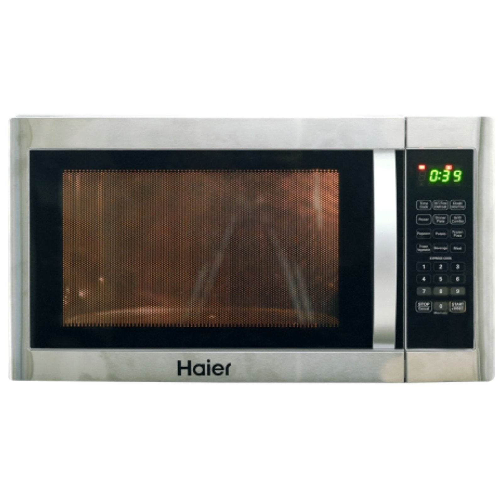 Haier 45 Liter HMN-45200ESD Microwave Oven features grill and cooking functions, digital controls and spacious capacity for convenient cooking at Electro Zone Pakistan.