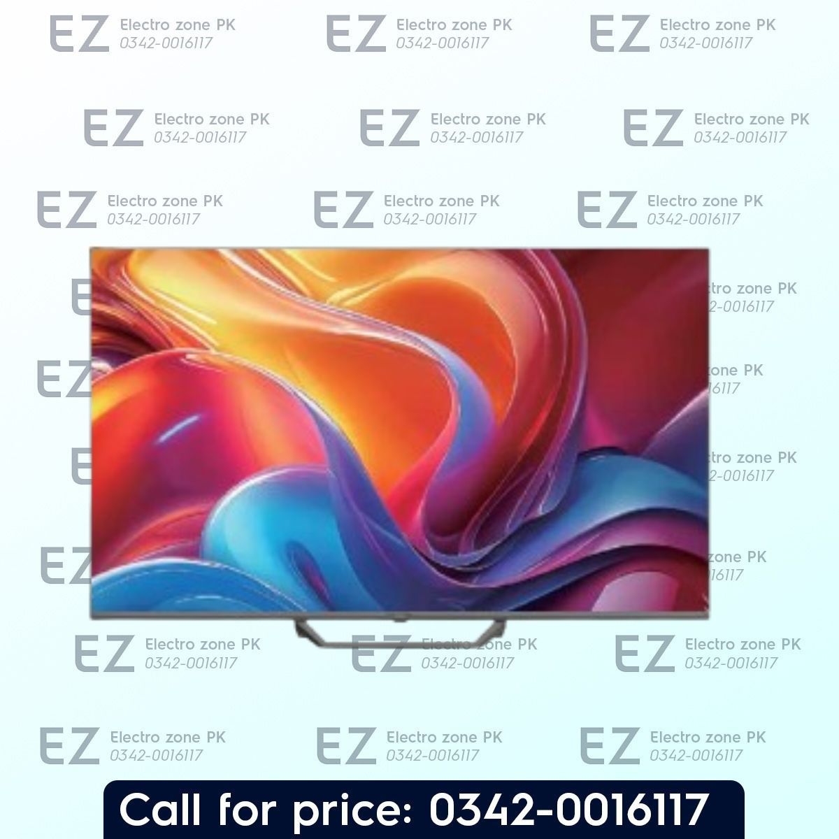 Haier 65 Inch H65M80FUX Mini QLED Google TV from Electro Zone Pakistan with stunning 4K picture quality, smart Google TV features, and immersive entertainment.