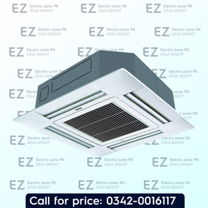 Haier HBU 24HE DC 2 Ton DC Inverter Ceiling Cassette AC with Heat & Cool, 4-way airflow, T3 design, low-voltage startup, and energy-saving performance.