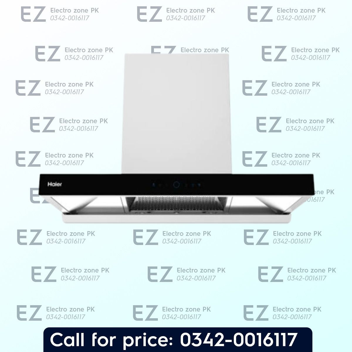 Haier HCH T3903S T Shape Kitchen Hood with 1600 m³/h airflow offers powerful ventilation, efficient smoke removal, touch control, and modern kitchen design.