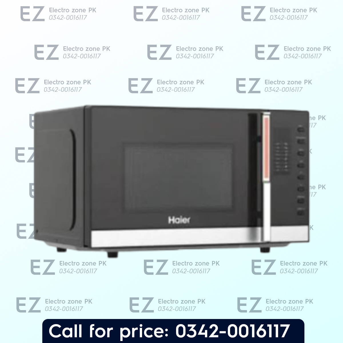 Buy Haier HMW-23200DG Grill Microwave Oven in Pakistan. Features 23L capacity, 1300W grill power, auto menu, digital controls, and defrost function.