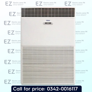 Haier HPU 96CE DC 8 Ton DC Inverter Floor Standing AC with T3 compressor, 3D airflow, 15m air throw, and powerful cooling for large spaces.