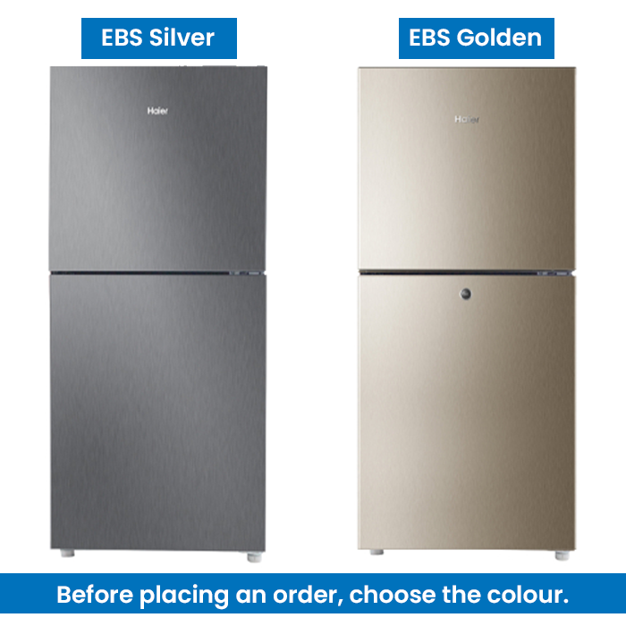 Haier HRF246 EBS EBD 9CFT Refrigerator features efficient cooling, spacious storage and energy-saving operation at Electro Zone Pakistan on 0% interest.