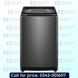 The Haier HWM 100-316S6 Automatic Washing Machine Built with a 1300 RPM spin speed, Fuzzy Control, and a durable stainless steel drum. 10 years motor warranty.