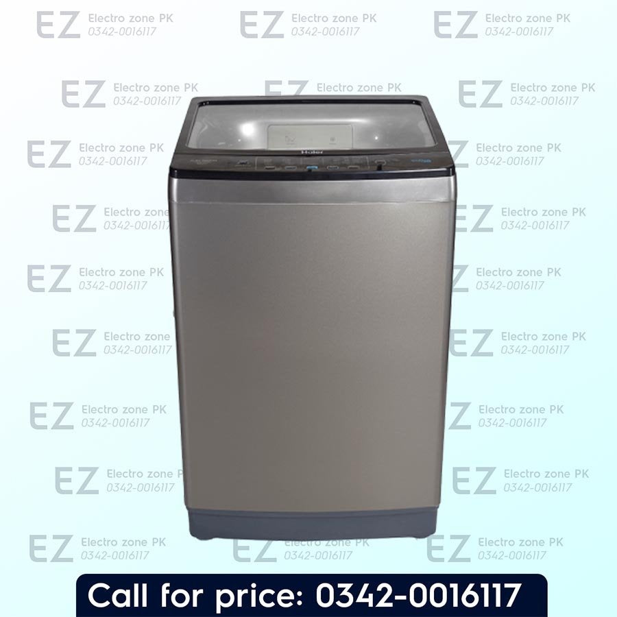 Haier HWM 100-826S6 10KG Washing Machine features inverter motor, smart wash cycles and efficient water control for clean laundry at Electro Zone Pakistan.