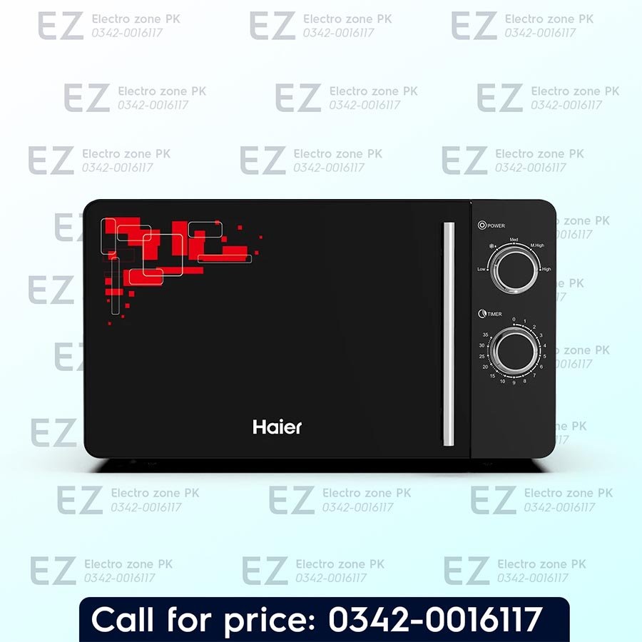 Haier HWM 20 MHES Solo Microwave Oven features efficient heating, multiple power levels and easy controls for convenient cooking at Electro Zone Pakistan.